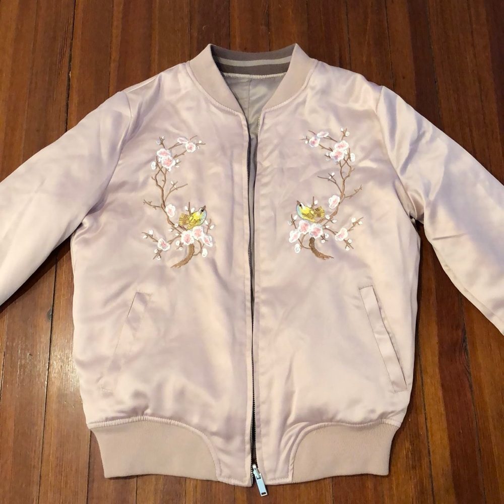 Reversible Embroidered Pink Jacket - image 1